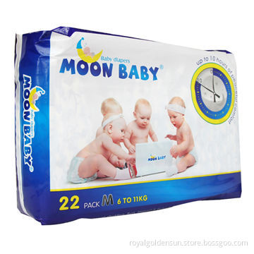 Baby diapers with Velcro tapes and cloth like backsheet
